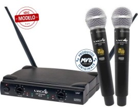 Microfone Sem Fio UHF Lyco Duplo Bastão UH02MM