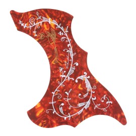 Escudo Pickguard Shell Turtle Figura Pssaro para Violo