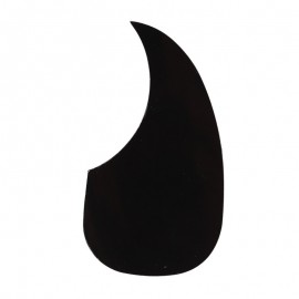 Escudo Pickguard Gota Preto para Violo