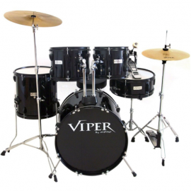 Bateria Acustica X-Pro Viper Preta