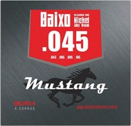 Encordoamento para Contrabaixo 4 cordas 045 Mustang