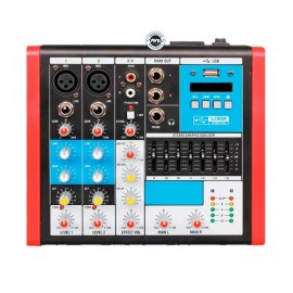 Mesa De Som 04 Canais MC4 Eux Soundvoice