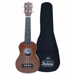 Ukulele Soprano Eletrico Tobaco C/ Capa Kalani