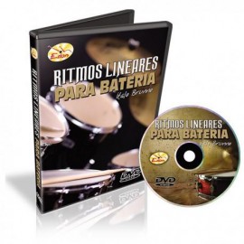 DVD Curso Ritmos Lineares Para Bateria Edon