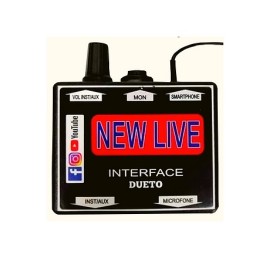 Interface de Áudio Profissional 2 Canais New Live Dueto