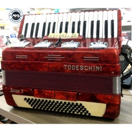 Acordeon Gaita Sanfona Todeschini Super 5 80 Baixos Original