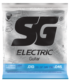 Encordoamento Para Guitarra 010 Light SG