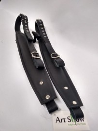Alca Correia Para Acordeon Tradicional Em Couro SintÃ©tico