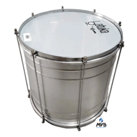 Surdo 26" x 45cm Alumisteel Luen Ferragem Cromada Aro Bala