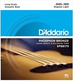 Encordoamento para Baixolo 4 cordas Daddario Phosphor Bronze EPBB170 