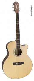 Violao Aco Eletroacustico Giannini GSF-3 Ceq Grand Auditorium NS Natural Satin