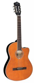 Violao Nylon Ativo Michael Galaxy Classico Semiflat VM225E SH Satin Honey