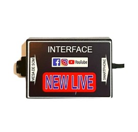 Interface de Áudio Profissional 1 Canal New Live