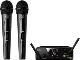 Microfone Sem Fio Akg Uhf 2 Vocal Wms40 A/C