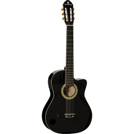 Violão Nylon Eletroacústico Clássico GE-20PT Preto HARMONICS