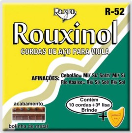 Encordoamento Para Viola 10 Cordas R52 Rouxinol