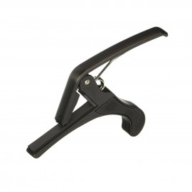 Capotraste Bracadeira Violão Guitarra Aluminio Preto Haste Longa 