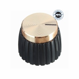 Knob Dourado para Potenciometro de Amplificador Marshall Meteoro Warm Music