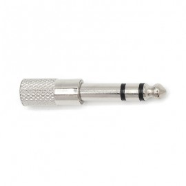 Adaptador P2 Femea Stereo x P10 Stereo Metal