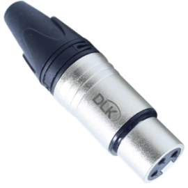 Conector XLR fêmea 3 polos Datalink XLRF3P