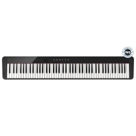 Piano Digital Casio Privia PX-S1100BK, 88 teclas, 192 notas de polifonia, 18 timbres integrados.