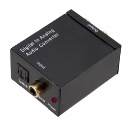 Conversor Optico Digital para Sada Rca + Cabo Optico