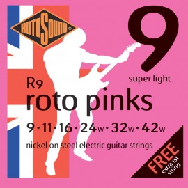 Encordoamento Para Guitarra 009 Rotosound R9