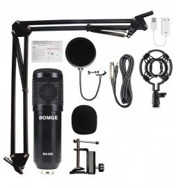 Kit Microfone Condensador BM800 para estudio