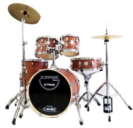 Bateria Acustica X-Pro Stage Bumbo 18