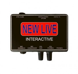 Interface de Áudio Profissional 3 Canais New Live Interactive
