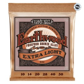 Encordoamento para Violão Aço 010 Ernie Ball Phosphor Bronze P02150