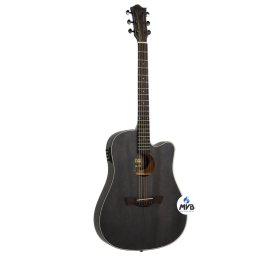 Viol�o Tagima Tbw Black Wood Series El�trico Folk A�o