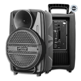 Caixa de Som 08 Ativa 80W à bateria MV08 bluetooth Master Voice